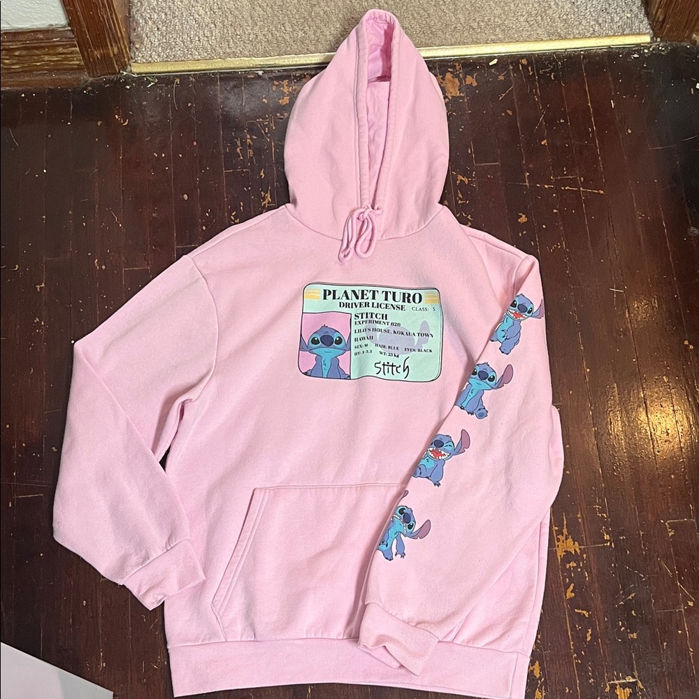 Disney Pink Stitch Hoodie